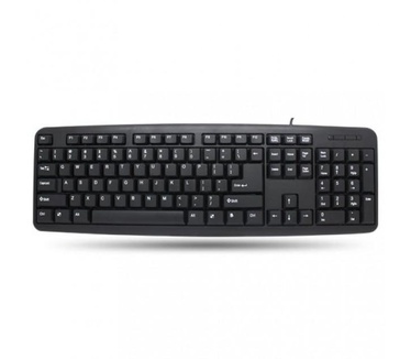 Techly USB Standard Keyboard 104 Keys Color Black