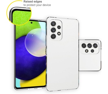 Accezz Clear Backcover Samsung Galaxy A53 - Transparant