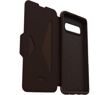 Otterbox Strada Premium Leather Folio Case Samsung Galaxy S10  Bruin