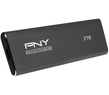 PNY Elite-X Gen 2 Portable SSD 2TB Zwart