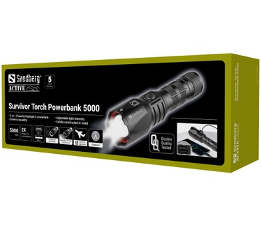 Sandberg Survivor Torch Powerbank 5000