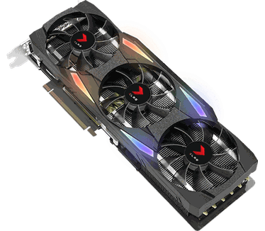 PNY XLR8 GeForce RTX 3080 10GB Gaming UPRISING EPIC-X RGB Triple Fan LHR