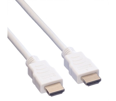 Value HDMI High Speed Cable met Ethernet M-M 7,5m Wit