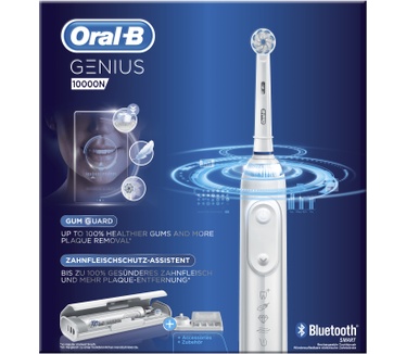 Oral-B Genius 10000N Elektrische Tandenborstel Wit Powered By Braun