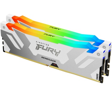 Kingston 48GB 8000MT/s DDR5 CL38 DIMM (set van 2) FURY Renegade RGB White