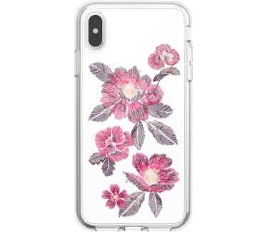 Speck Presidio Clear + Print Apple iPhone XS Max Embroideredfloral Fuchsia/Clear