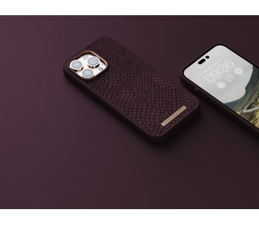 Njord byElements Salmon Leather Magsafe