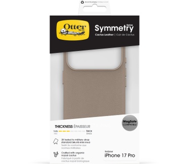 Otterbox Symmetry Cactus Leather Camera Control Apple iPhone 17 Pro Cottonwood Glen