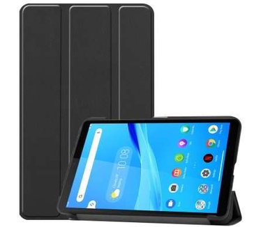 qMust Lenovo Tab M7 Smart Tri-Fold Case - Zwart