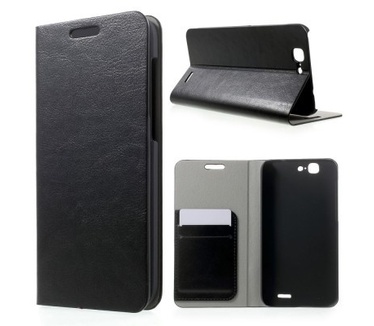 qMust Huawei Ascend G7 Wallet Case met stand (Black)