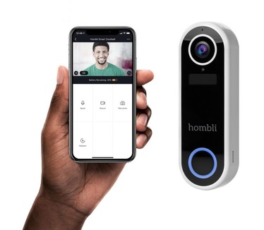 Hombli Smart Video Doorbell 2 Zwart