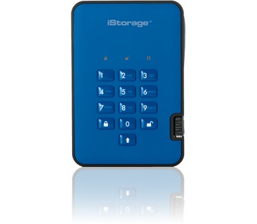 iStorage diskAshur 2 2TB Blauw
