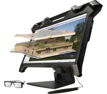 HP Zvr Virtual Reality Display Zwart
