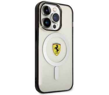 Ferrari Translucent Back Case - Apple iPhone 14 Pro (6.1") Clear Transparant