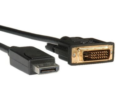 Roline DisplayPort Kabel DP Male - DVI Male (24+1), LSOH 2,0m