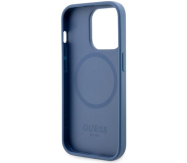 Guess 4G Printed Stripe Back Case iPhone 14 Pro Max (6.7") Blauw Blauw