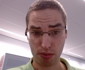 Selfie gemaakt met BlackBerry Passport