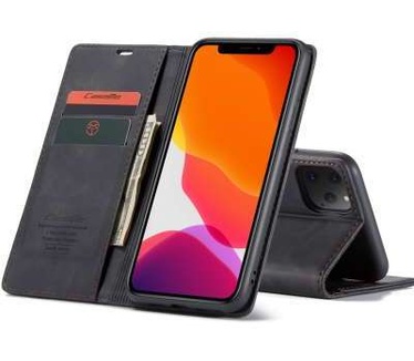 Caseme Apple iPhone 11 Pro Retro Wallet Case - Zwart