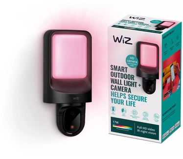 WiZ Connected Muurlamp voor buiten met camera