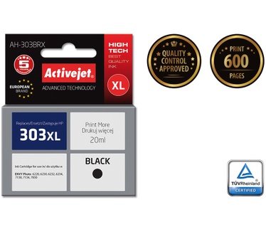 Activejet Activejet AH-303BRX inkt (vervanging HP 303XL T6N04AE; Premium; 20ml; zwart)