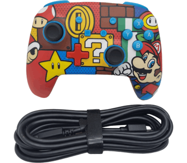 PowerA Enhanced Wireless Controller for Nintendo Switch - Mario Pop Multi-color
