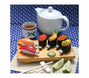 Pretec i-Disk Sushi (Tuna) 4GB Multi-color