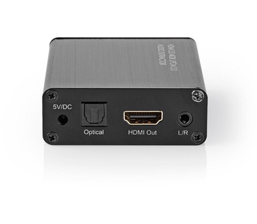 Nedis HDMI™ Audio-Extractor - Digitaal en Stereo - 1x HDMI™ Ingang - 1x HDMI™-Uitgang + TosLink + 3,5 mm (VEXT3470AT)