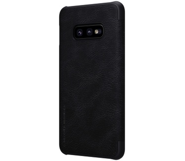 Nillkin Qin PU Leather Book Case - Samsung Galaxy S10E - Zwart  Zwart