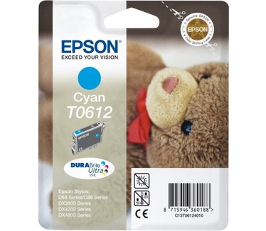 Epson inktpatroon Cyan T0612 DURABrite Ultra Ink