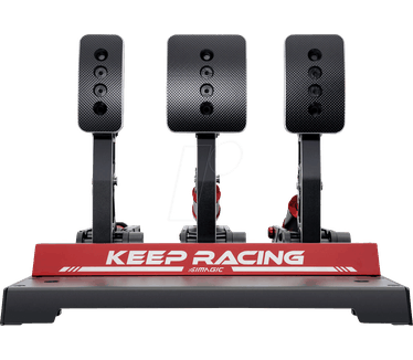 Simagic Simagic P1000 - 3er Pedalset (PC), Controller, Zwart, Rood