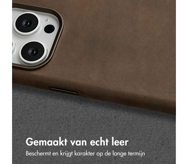 Accezz Vintage Leather Magsafe Backcover