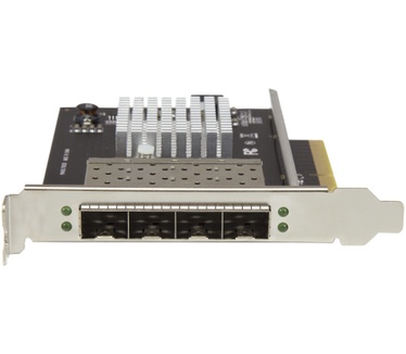 Startech.com 4 Ports PCI Express 10G SFP+ Netwerkkaart, Intel XL710 Open SFP+ Converged Adapter, PCIe 10 Gigabit Ethernet Server NIC, 10GbE Glasvezel LAN Kaart, Dell PowerEdge HPE ProLiant