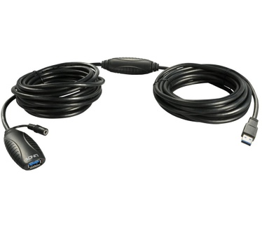 Lindy 10m USB 3.0 Zwart