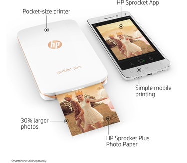HP Sprocket Plus Zwart