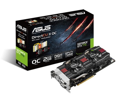 Asus GeForce GTX 770 2GB DirectCU II OC