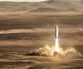 SpaceX Mars Base Alpha en BFR