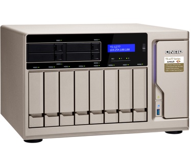 QNAP TS-1277 (Ryzen 7-1700, 64GB ram)