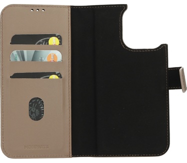 Mobiparts Leather 2 in 1 Wallet Case Apple iPhone 15 Pro Max Taupe