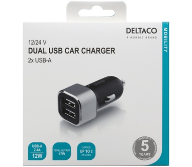 Deltaco USB-CAR126