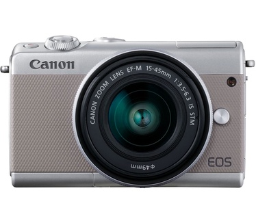 Canon EOS M100 + 15-45mm f/3.5-6.3 + Beschermhoes Grijs