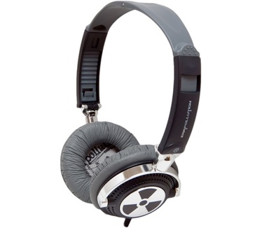iFrogz EarPollution Nerve Pipe Over-Ear Headphone Toxic (Black/Chrome) (Multi-color)