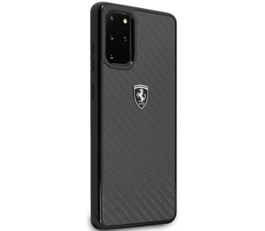 Ferrari SF Carbon Hard Case - Samsung Galaxy S20 Plus - Zwart  Zwart