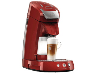 Philips Senseo Latte Select HD7854/80 koffiezetapparaat rood