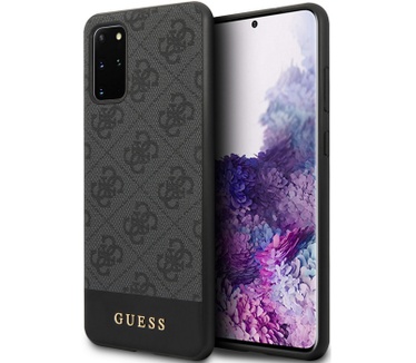 Guess 4G Stripe Hard Case - Samsung Galaxy S20 Plus - Grijs  Grijs
