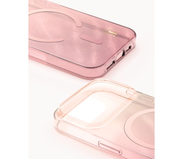 iDeal of Sweden Transparante MagSafe-hoes voor iPhone 17 Pro, rozerood