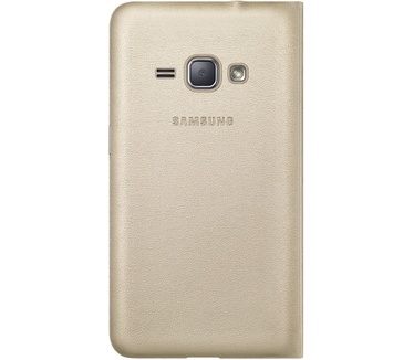 Samsung Galaxy J1 (2016) Flip Wallet (Samsung Galaxy J1) Goud