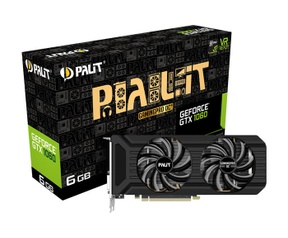 Nvidia GTX 1060 gddr5x Gigabyte Palit