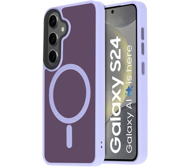 Mobiparts Hardcover Samsung Galaxy S24 Satin Lila (Magsafe Compatible)