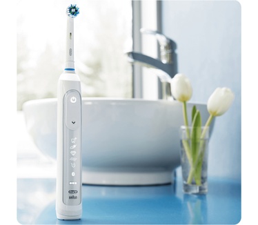Oral-B Genius 10100S White Elektrische Tandenborstel Powered By Braun