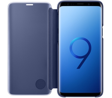 Samsung Galaxy S9 Clear-View Standing Cover (Galaxy S9) Blauw